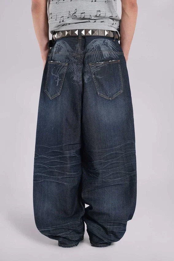Niebieskie dżinsy Falcon XL Colossus Jeans