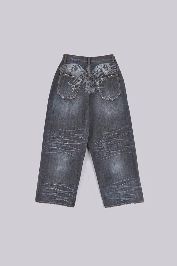 Niebieskie dżinsy Falcon XL Colossus Jeans