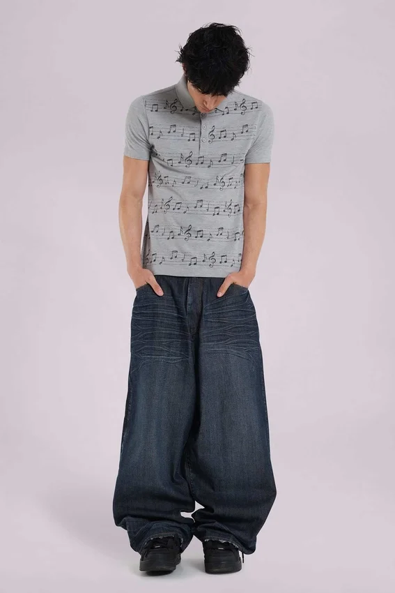 Niebieskie dżinsy Falcon XL Colossus Jeans