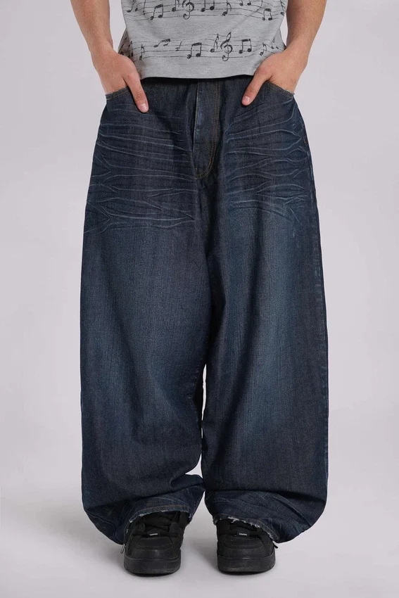 Niebieskie dżinsy Falcon XL Colossus Jeans