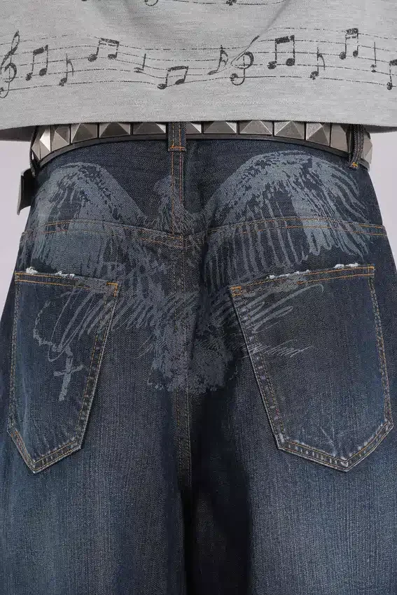 Niebieskie dżinsy Falcon XL Colossus Jeans