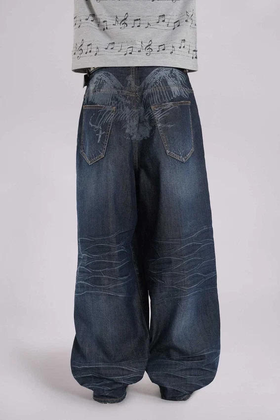 Niebieskie dżinsy Falcon XL Colossus Jeans
