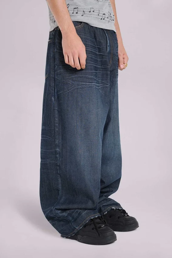 Niebieskie dżinsy Falcon XL Colossus Jeans