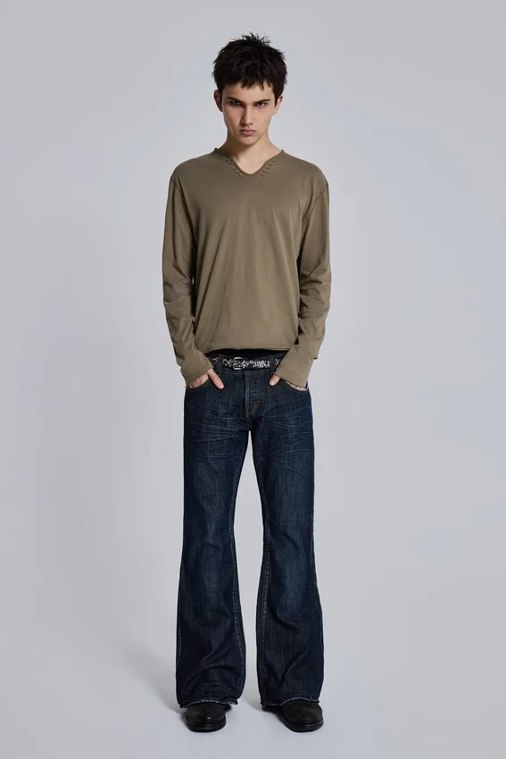 Niebieskie jeansy Jude Bootcut