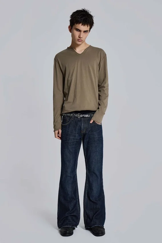 Niebieskie jeansy Jude Bootcut