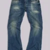 Niebieskie jeansy „Jude Bootcut” z rozszerzanymi nogawkami w odcieniu „Mid Wash”