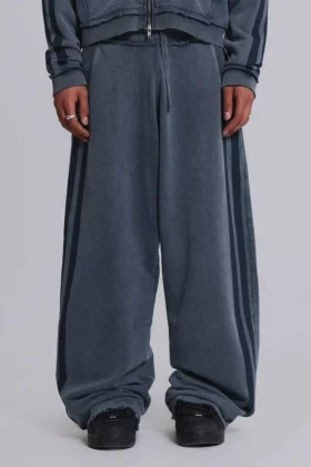 Niebieskie sportowe, luźne Monster Joggers