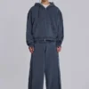 Niebieskie sportowe, luźne Monster Joggers