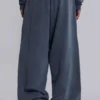 Niebieskie sportowe, luźne Monster Joggers