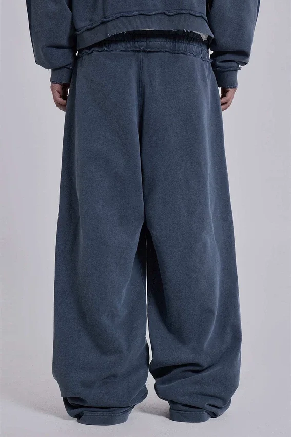 Niebieskie sportowe, luźne Monster Joggers