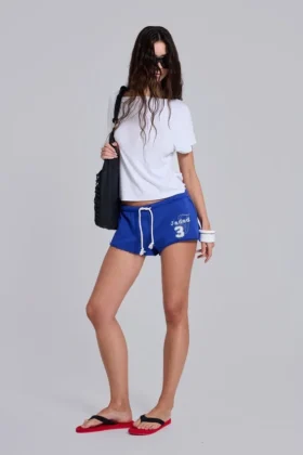 Niebieskie szorty jogger Cleo Mini