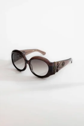 Okulary przeciwsłoneczne Majorette Oversized Round w kolorze brązowym