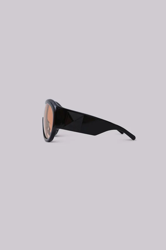 Okulary przeciwsłoneczne Noctra XL Stud w kolorze bursztynowym