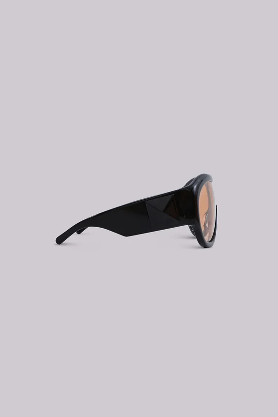 Okulary przeciwsłoneczne Noctra XL Stud w kolorze bursztynowym
