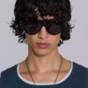 Okulary przeciwsłoneczne typu aviator Drummer