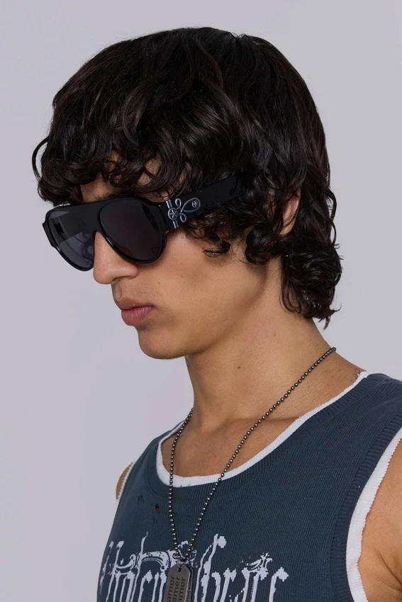 Okulary przeciwsłoneczne typu aviator Drummer