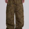 Parachute Pants w kamuflażu leśnym