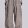 Parachute Pants w wykończeniu Stone Oil Wash