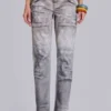 Rider Low Rise Straight Leg Jeans w kolorze Painter
