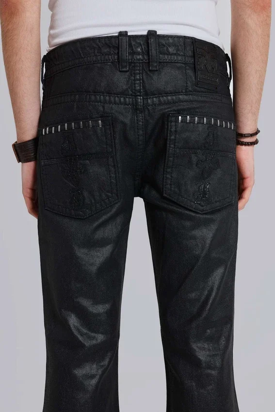 Rock Revival Staple Wax Bootcut Jeansy