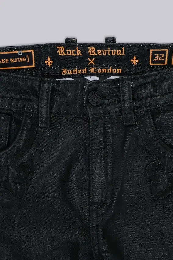 Rock Revival Staple Wax Bootcut Jeansy