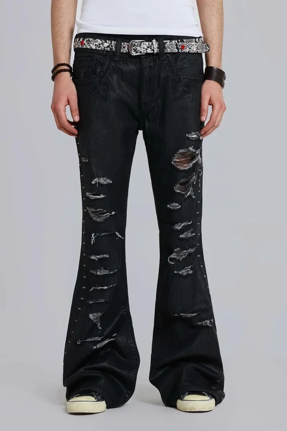 Rock Revival Staple Wax Bootcut Jeansy
