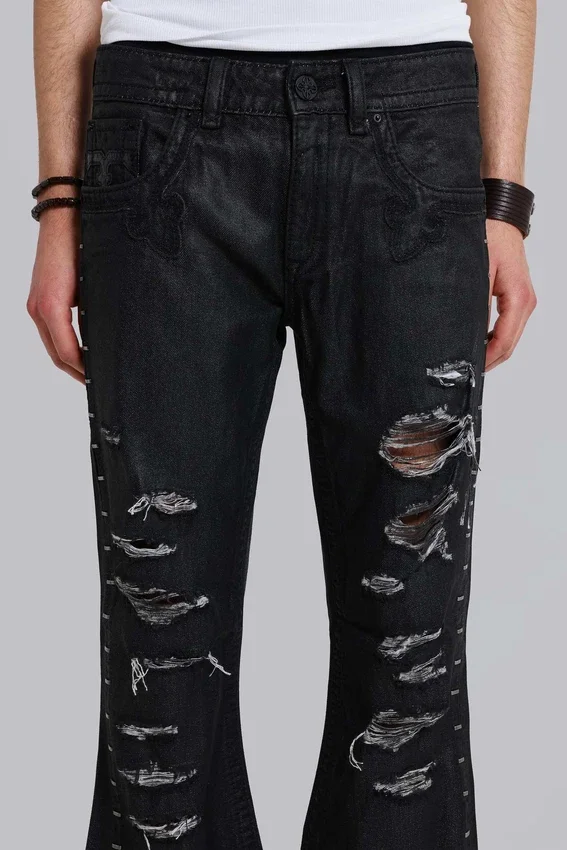 Rock Revival Staple Wax Bootcut Jeansy