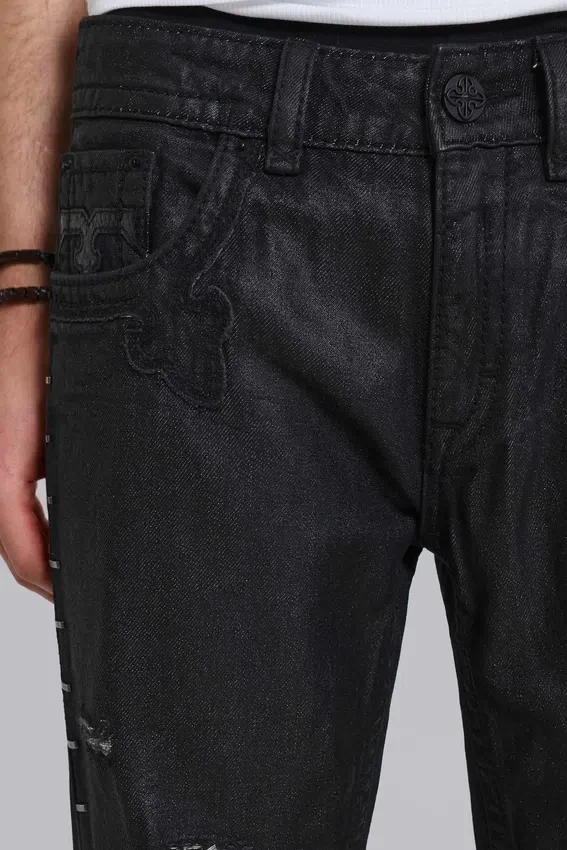 Rock Revival Staple Wax Bootcut Jeansy