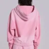 Różowa sportowa bluza Monster Hoodie o luźnym kroju