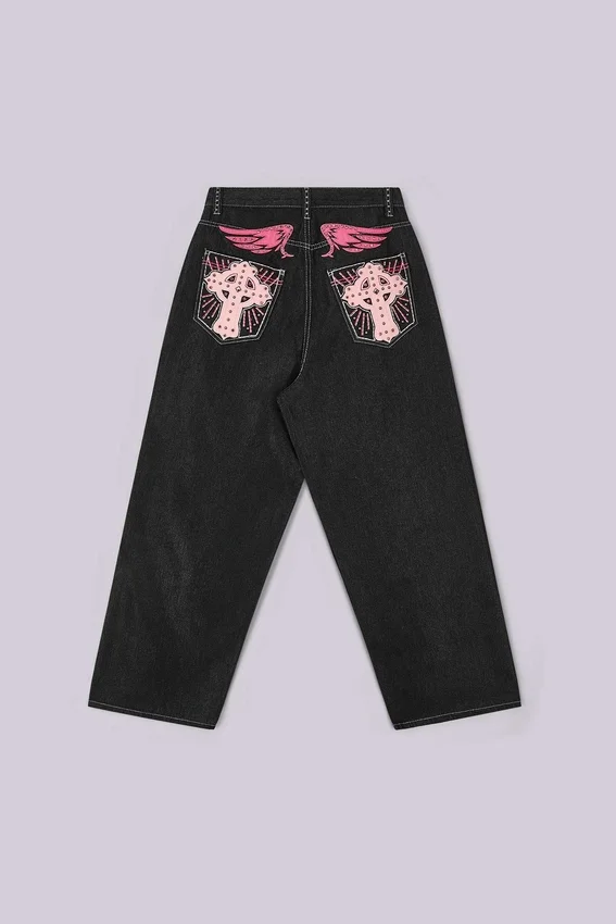 Różowe Colossus Jeans Sapphire XL