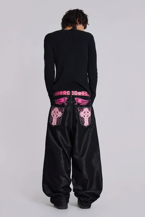 Różowe Colossus Jeans Sapphire XL