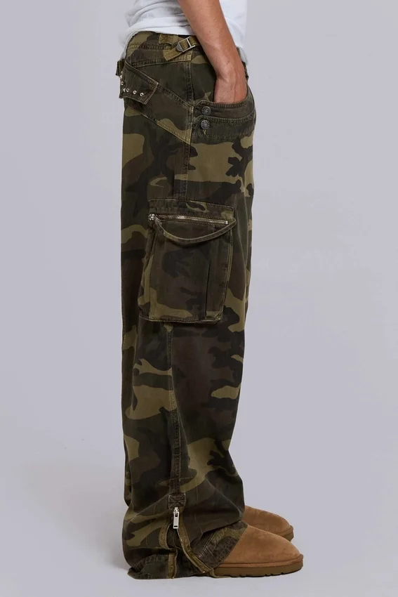 Spodnie cargo Camo Trooper