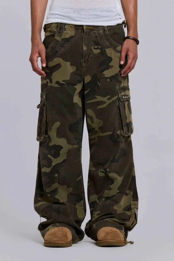 Spodnie cargo Camo Trooper