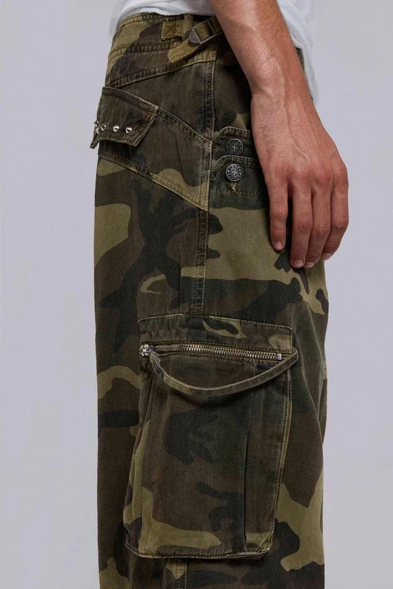 Spodnie cargo Camo Trooper