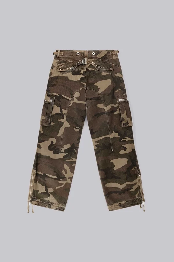 Spodnie cargo Camo Trooper