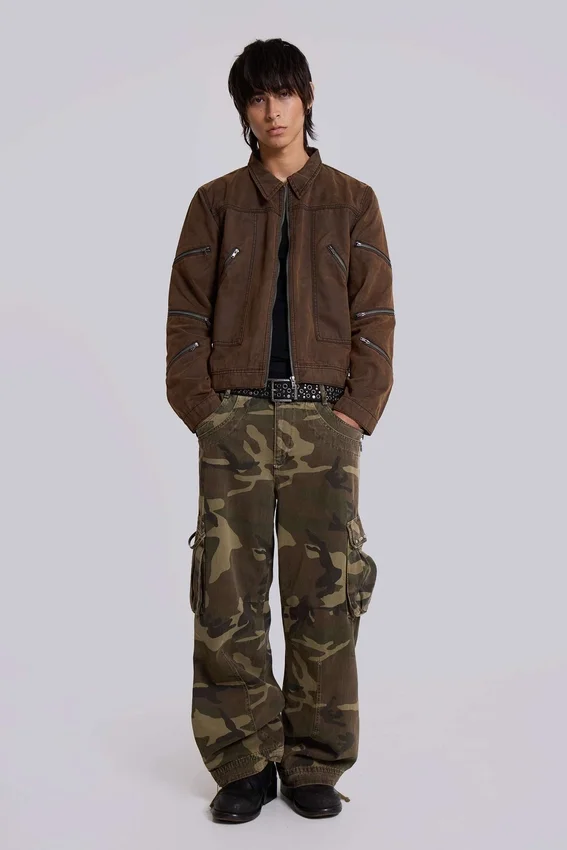 Spodnie cargo Camo Trooper