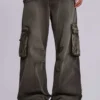 Spodnie cargo „Trooper” w kolorze wyblakłego khaki