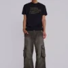Spodnie cargo „Trooper” w kolorze wyblakłego khaki