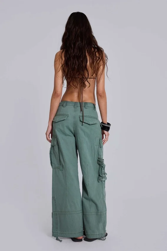 Spodnie cargo Utility w kolorze khaki
