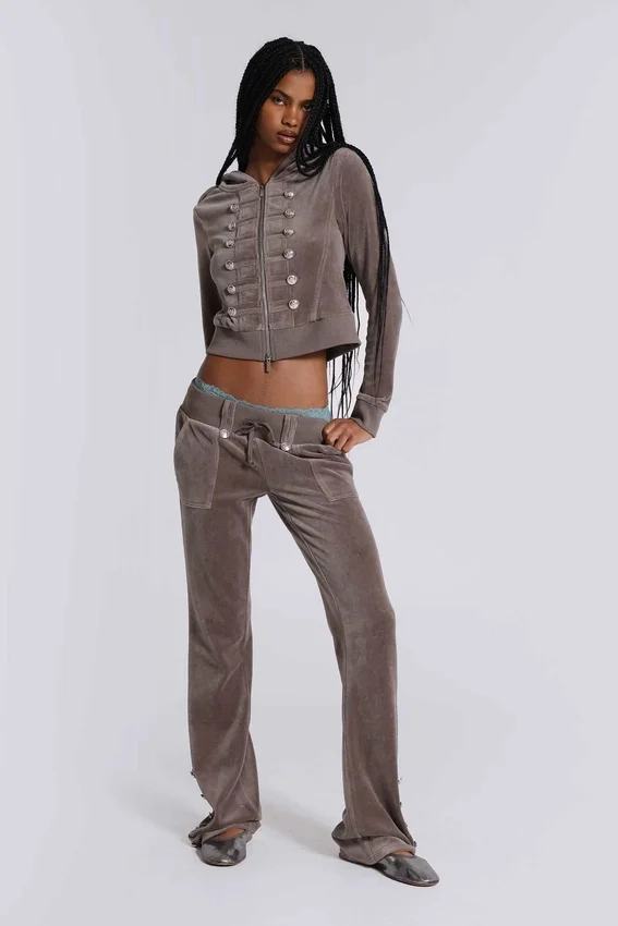 Spodnie Cavalier Military Velour