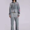 Spodnie dresowe Cleo Graphic Slouchy Bootcut