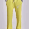 Spodnie dresowe Cleo o luźnym kroju typu bootcut w kolorze neonowym