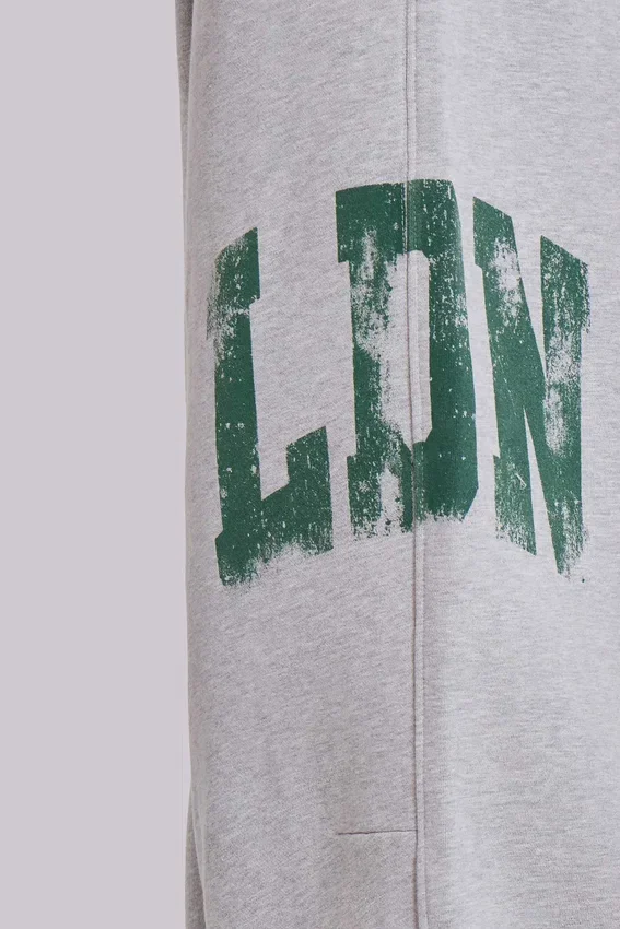 Spodnie dresowe LDN Print Grey Marl Monster Joggers