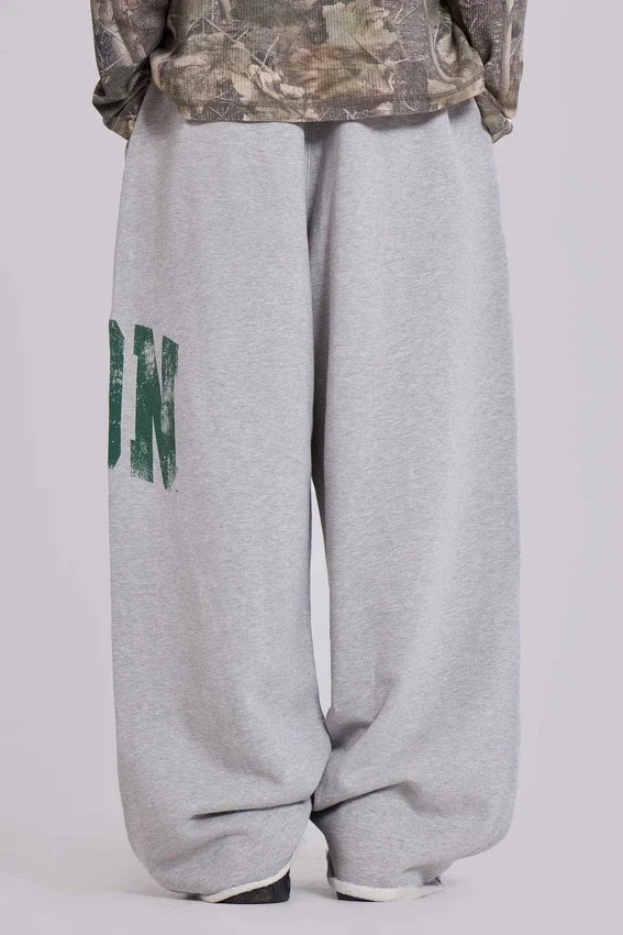 Spodnie dresowe LDN Print Grey Marl Monster Joggers