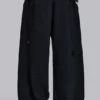 Spodnie dresowe Monster Joggers w stylu baggy z efektem postarzenia w kolorze czarnym