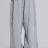 Spodnie dresowe Monster Joggers w stylu baggy z efektem postarzenia w kolorze szarym melanżowym