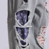 Spodnie dresowe „Stars and Stripes” w stylu „Monster Joggers” z efektem postarzenia