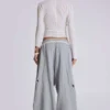 Spodnie dresowe „Stars and Stripes” w stylu „Monster Joggers” z efektem postarzenia