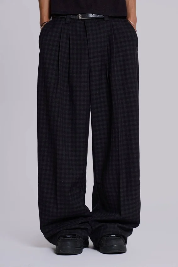 Spodnie garniturowe Gingham Goliath