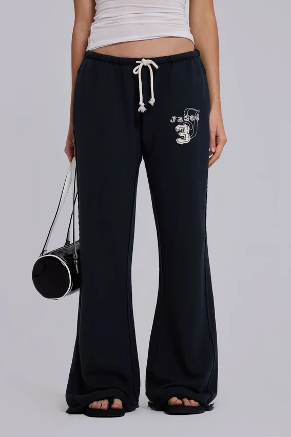Spodnie jogger Cleo Slouchy Bootcut w kolorze czarnym